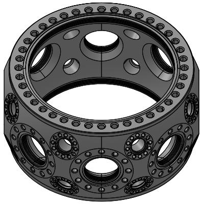 CF150八边形真空腔体A16C8I2