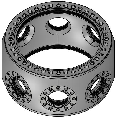 CF150八边形真空腔体C8I2E