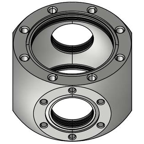 CF63四边形真空腔体C4E2