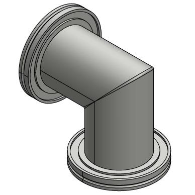 ISO-K法兰直角弯头