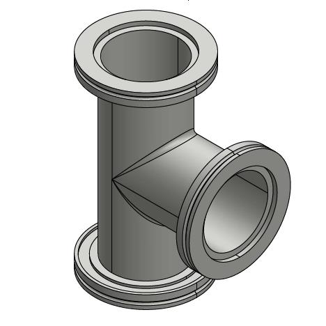 ISO-K法兰正三通接头