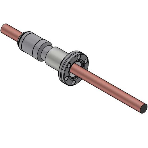 3000V真空贯穿CF电极法兰