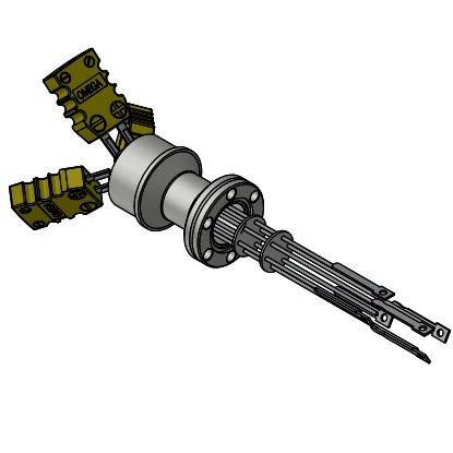 K-type Vacuum Thermocouple with CF Flange