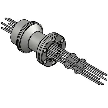 K-type Insertion Vacuum Thermocouple with CF Flange