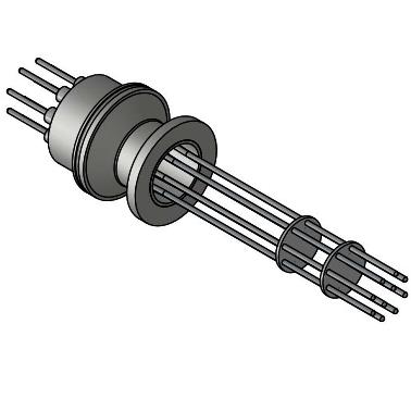 K-type Insertion Vacuum Thermocouple with KF Flange