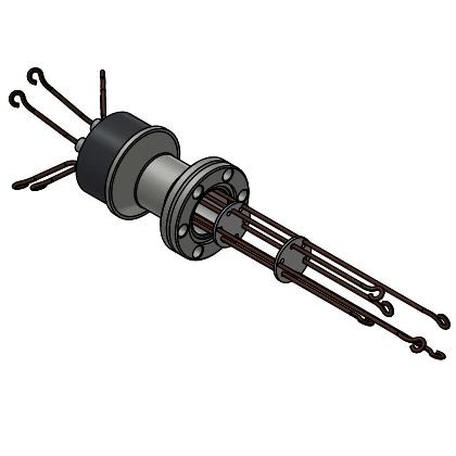 R-type Vacuum Thermocouple with CF Flange