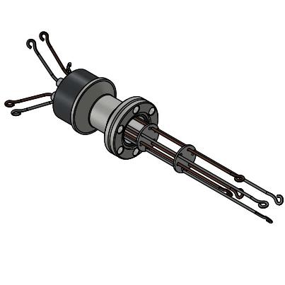 T-shaped Vacuum Thermocouple with CF Flange