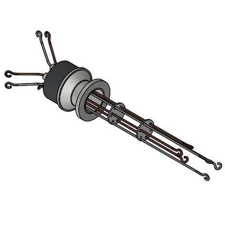 T-shaped Vacuum Thermocouple with KF Flange