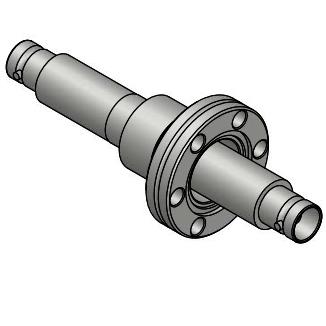 Double-ended BNC Coaxial Connector with CF Flange