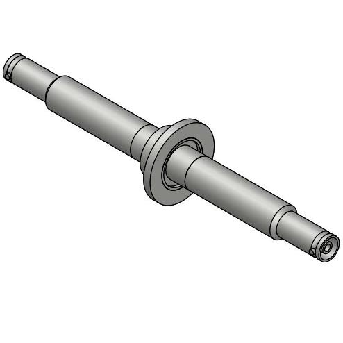 Double-ended SHV-10 Coaxial Connector with KF Flange