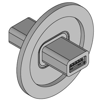 KF-USB Feedthrough Connector