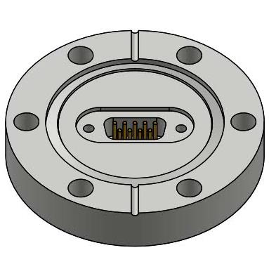 CF Multi-pin Type D Lead-in Flange