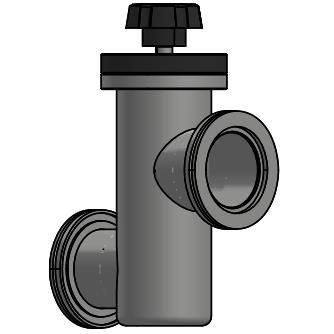Manual Linear Angle Valve with ISO Flange in Vacuum System