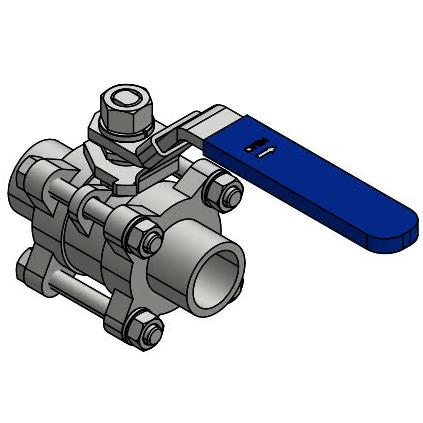 Vacuum Manual Welded Ball Valve