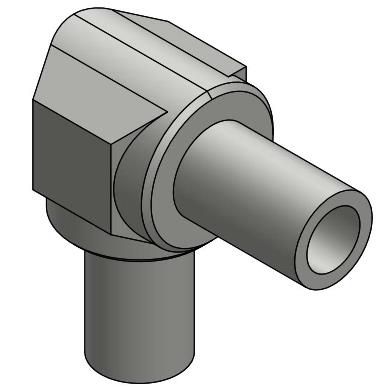 Extended welded elbow