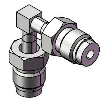 Welded Male VCR Elbow Fitting