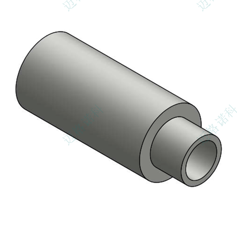 Coaxial double - sleeve pipe terminal