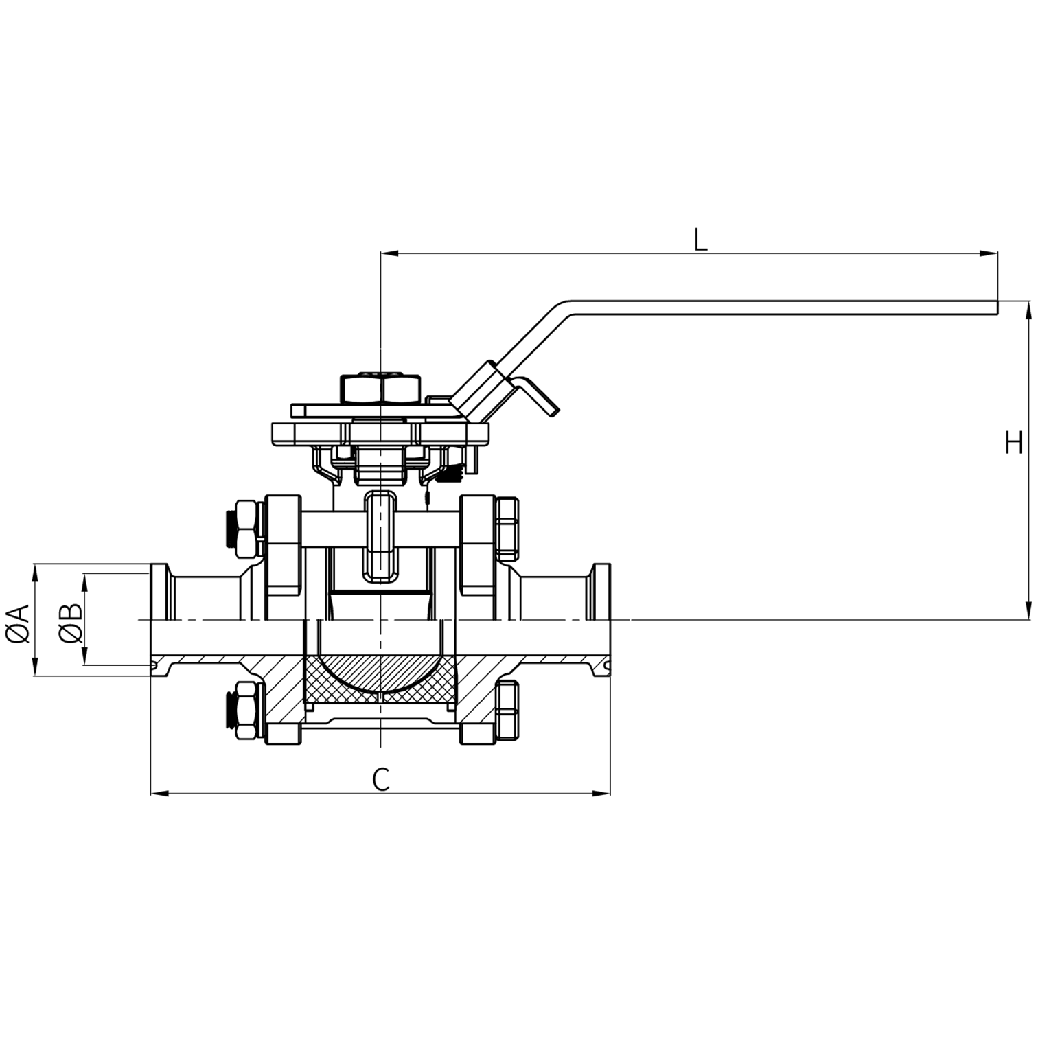 Manual Ball Valves-Clamp End