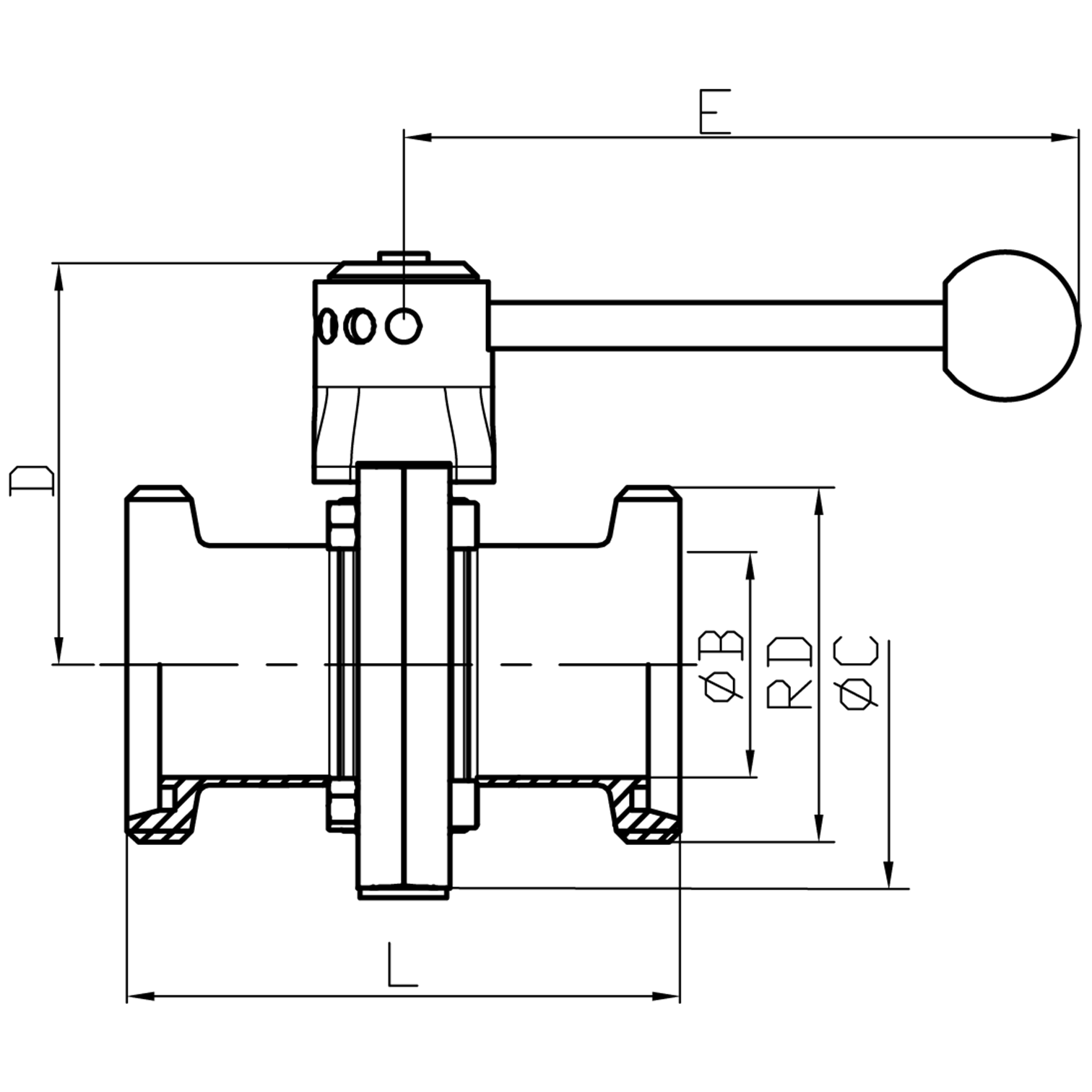 Manual Butterfly Valve