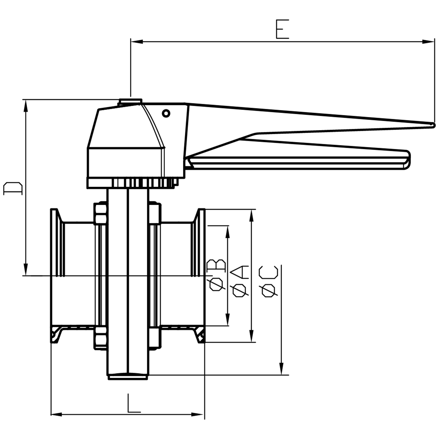 Manual Butterfly Valve