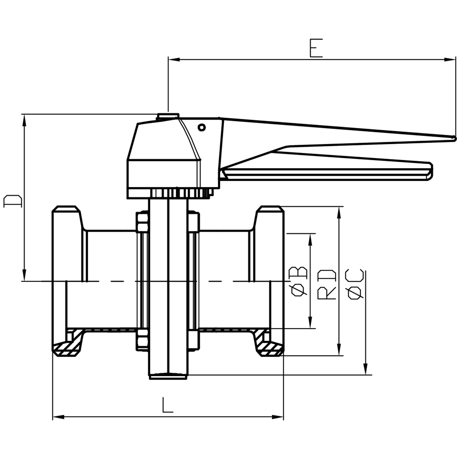 Manual Butterfly Valve