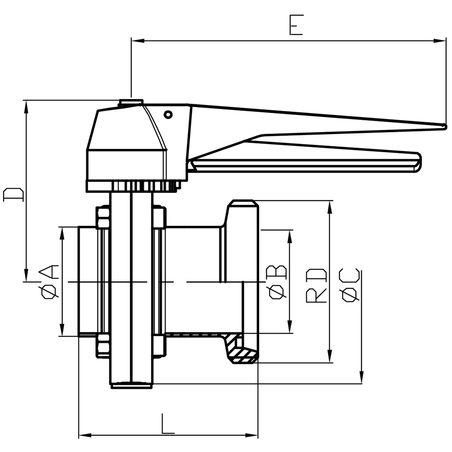 Manual Butterfly Valve