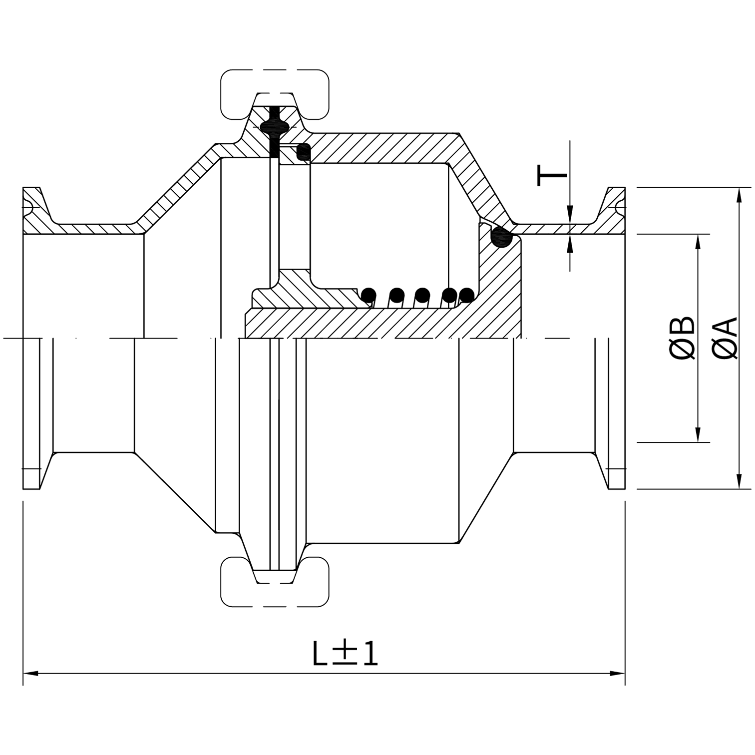 Clamped Check Valve